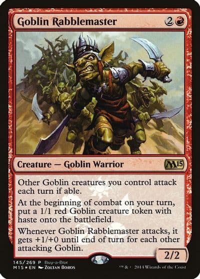 Goblin Rabblemaster Buy-A-Box Promos Magic card