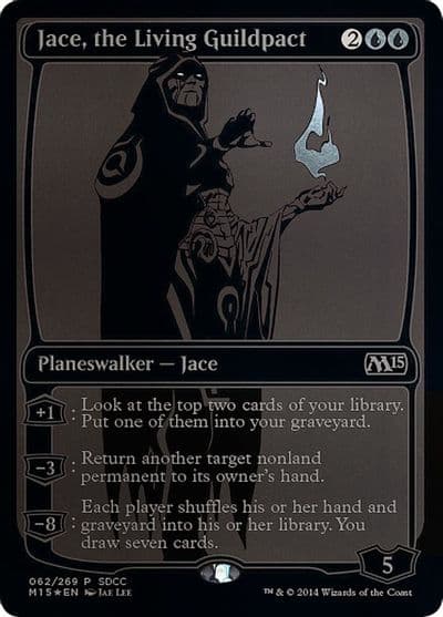 Jace the Living Guildpact SDCC 2014 Exclusive Media Promos Magic card
