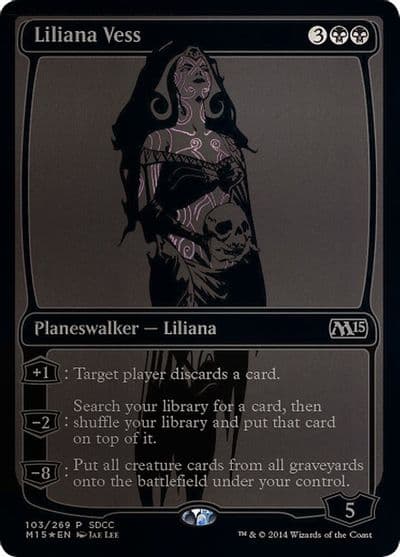 Liliana Vess SDCC 2014 Exclusive Media Promos Magic card