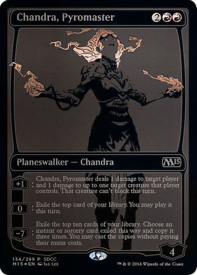Chandra Pyromaster SDCC 2014 Exclusive Media Promos Magic card