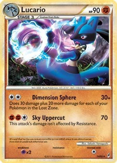Lucario (Call of Legends) Deck Exclusives Pokemon card