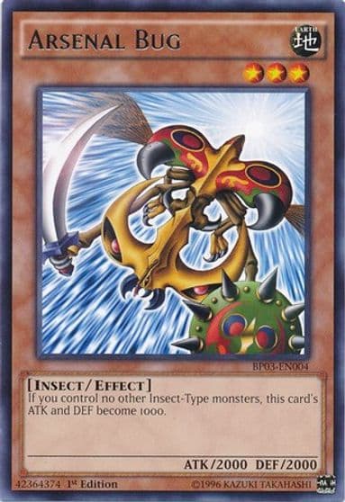 Arsenal Bug Battle Pack 3: Monster League Yu-Gi-Oh! card