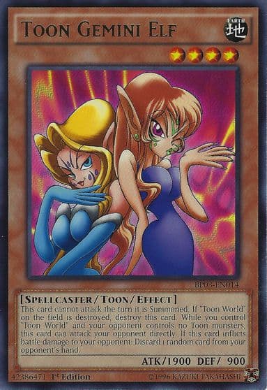 Toon Gemini Elf Battle Pack 3: Monster League Yu-Gi-Oh! card