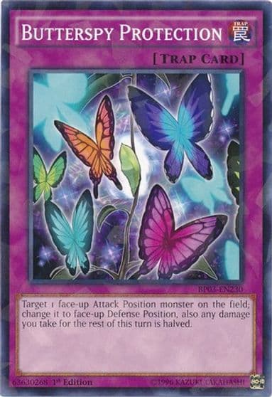 Butterspy Protection Shatterfoil Battle Pack 3: Monster League Yu-Gi-Oh! card