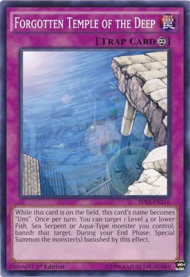 Forgotten Temple of the Deep Battle Pack 3: Monster League Yu-Gi-Oh! card
