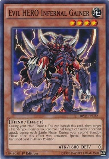 Evil HERO Infernal Gainer Battle Pack 3: Monster League Yu-Gi-Oh! card