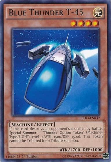 Blue Thunder T 45 Battle Pack 3: Monster League Yu-Gi-Oh! card