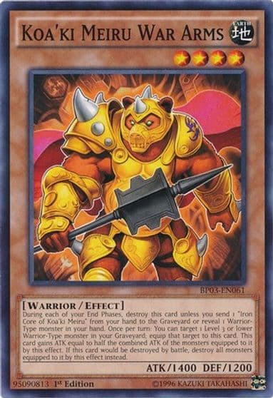 Koaki Meiru War Arms Battle Pack 3: Monster League Yu-Gi-Oh! card
