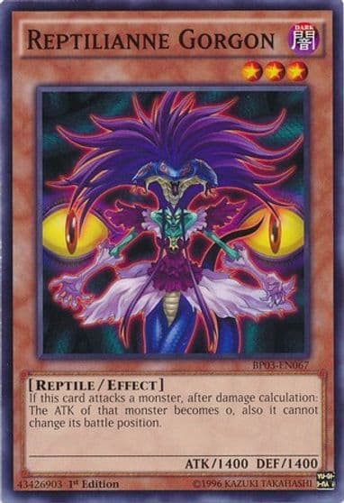 Reptilianne Gorgon Battle Pack 3: Monster League Yu-Gi-Oh! card