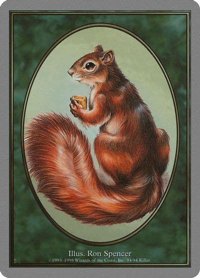 Squirrel Token Unglued Magic card