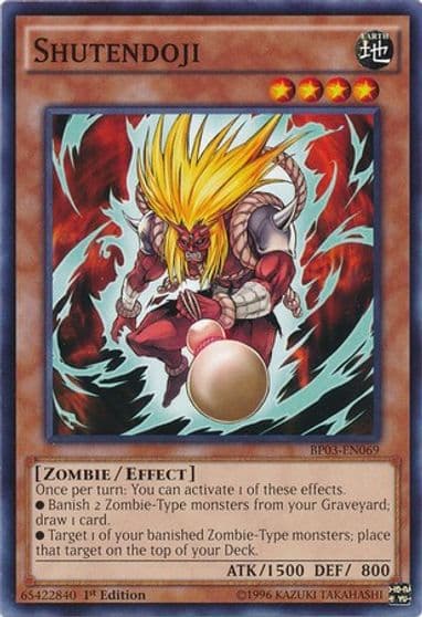 Shutendoji Battle Pack 3: Monster League Yu-Gi-Oh! card