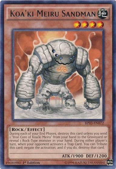 Koaki Meiru Sandman Battle Pack 3: Monster League Yu-Gi-Oh! card