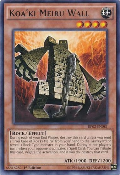 Koaki Meiru Wall Battle Pack 3: Monster League Yu-Gi-Oh! card