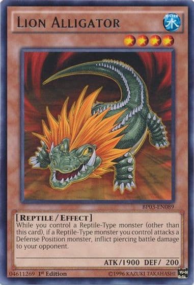 Lion Alligator Battle Pack 3: Monster League Yu-Gi-Oh! card