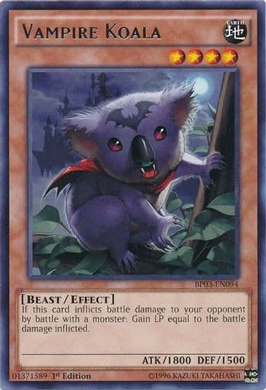 Vampire Koala Battle Pack 3: Monster League Yu-Gi-Oh! card