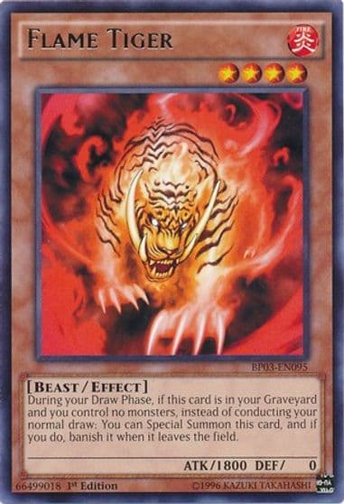 Flame Tiger Battle Pack 3: Monster League Yu-Gi-Oh! card