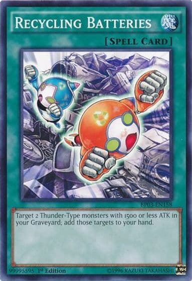 Recycling Batteries Battle Pack 3: Monster League Yu-Gi-Oh! card