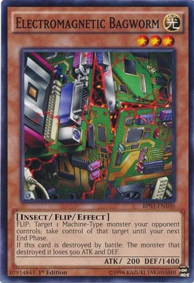 Electromagnetic Bagworm Battle Pack 3: Monster League Yu-Gi-Oh! card