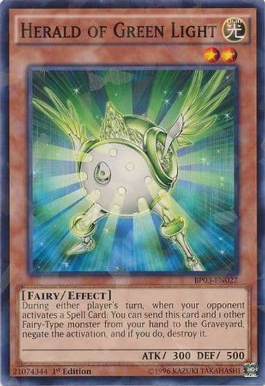 Herald of Green Light Shatterfoil Battle Pack 3: Monster League Yu-Gi-Oh! card