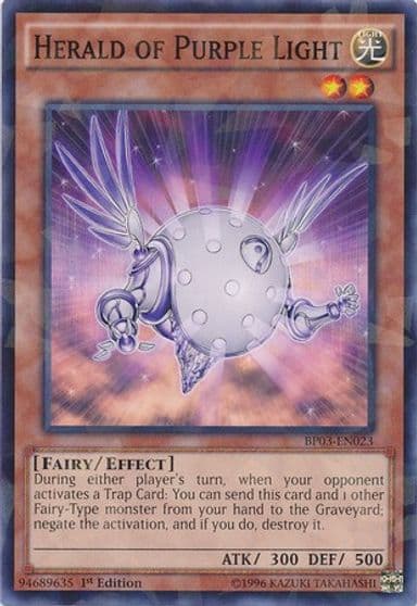 Herald of Purple Light Shatterfoil Battle Pack 3: Monster League Yu-Gi-Oh! card