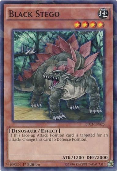 Black Stego Shatterfoil Battle Pack 3: Monster League Yu-Gi-Oh! card