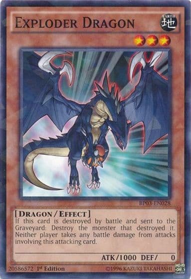 Exploder Dragon Shatterfoil Battle Pack 3: Monster League Yu-Gi-Oh! card