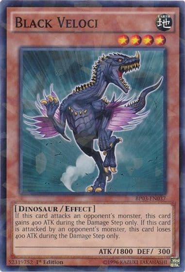 Black Veloci Shatterfoil Battle Pack 3: Monster League Yu-Gi-Oh! card