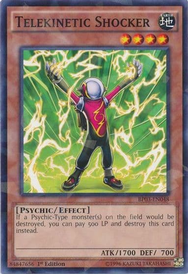 Telekinetic Shocker Shatterfoil Battle Pack 3: Monster League Yu-Gi-Oh! card