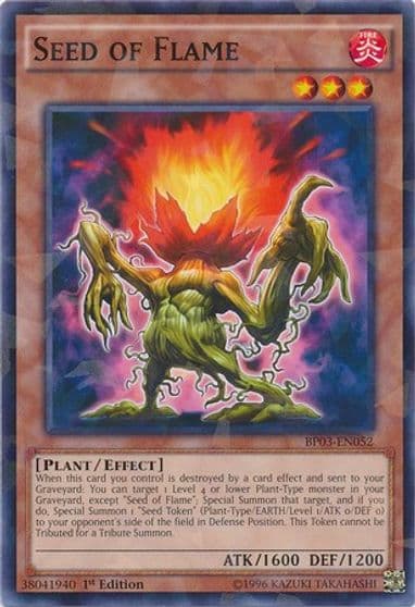 Seed of Flame Shatterfoil Battle Pack 3: Monster League Yu-Gi-Oh! card