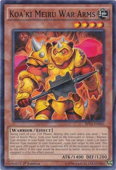Koaki Meiru War Arms Shatterfoil Battle Pack 3: Monster League Yu-Gi-Oh! card