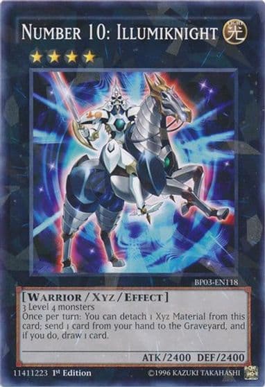 Number 10 Illumiknight Shatterfoil Battle Pack 3: Monster League Yu-Gi-Oh! card