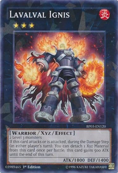 Lavalval Ignis Shatterfoil Battle Pack 3: Monster League Yu-Gi-Oh! card