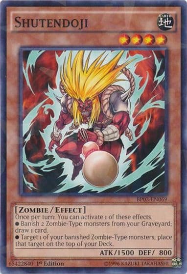 Shutendoji Shatterfoil Battle Pack 3: Monster League Yu-Gi-Oh! card