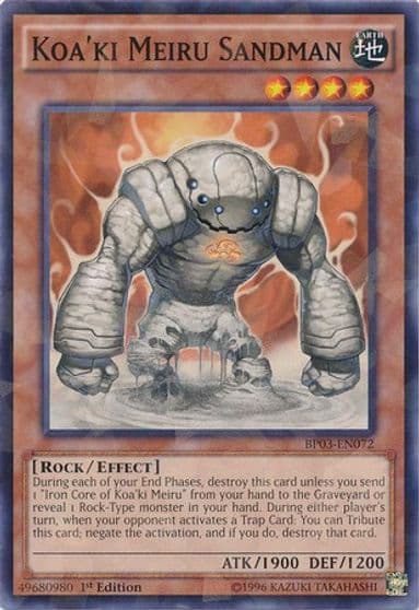 Koaki Meiru Sandman Shatterfoil Battle Pack 3: Monster League Yu-Gi-Oh! card