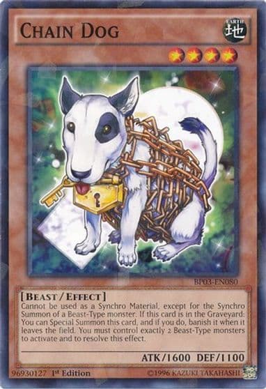 Chain Dog Shatterfoil Battle Pack 3: Monster League Yu-Gi-Oh! card