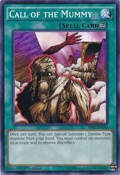 Call of the Mummy Battle Pack 3: Monster League Yu-Gi-Oh! card