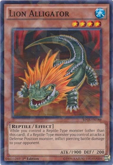 Lion Alligator Shatterfoil Battle Pack 3: Monster League Yu-Gi-Oh! card