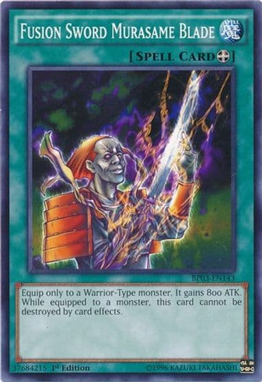 Fusion Sword Murasame Blade Battle Pack 3: Monster League Yu-Gi-Oh! card