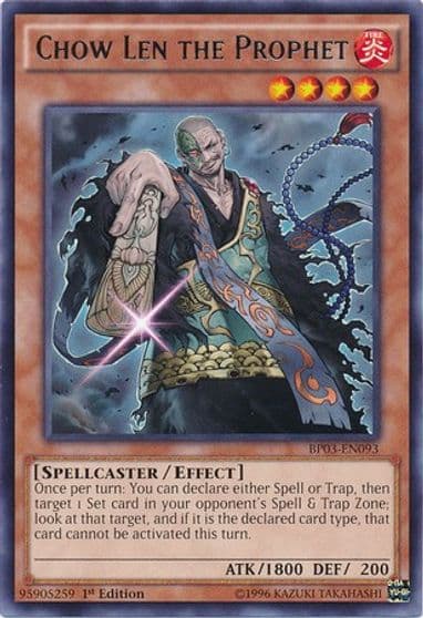 Chow Len the Prophet Battle Pack 3: Monster League Yu-Gi-Oh! card