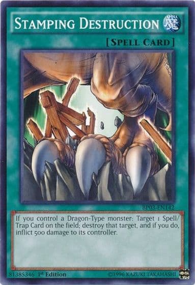 Stamping Destruction Battle Pack 3: Monster League Yu-Gi-Oh! card