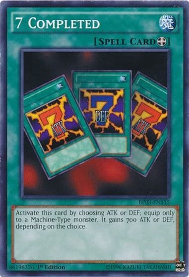 7 Completed Battle Pack 3: Monster League Yu-Gi-Oh! card