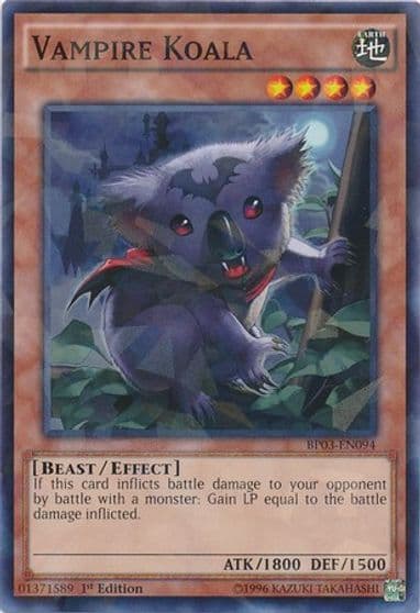 Vampire Koala Shatterfoil Battle Pack 3: Monster League Yu-Gi-Oh! card