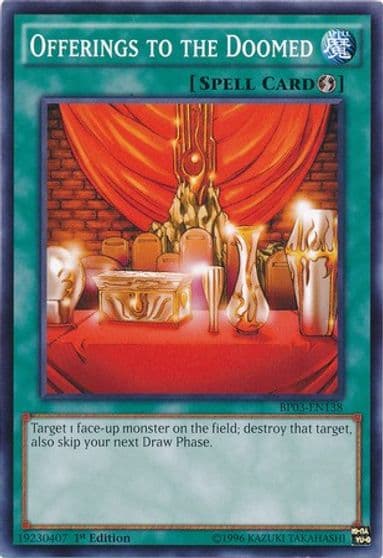 Offerings to the Doomed Battle Pack 3: Monster League Yu-Gi-Oh! card