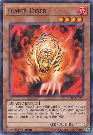 Flame Tiger Shatterfoil Battle Pack 3: Monster League Yu-Gi-Oh! card