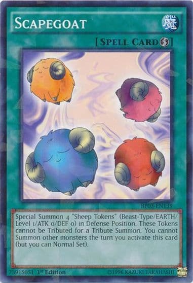 Scapegoat Shatterfoil Battle Pack 3: Monster League Yu-Gi-Oh! card