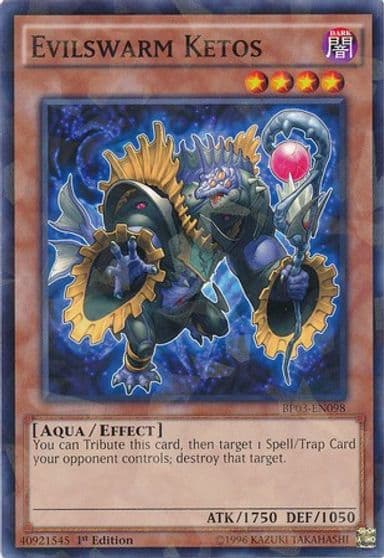 Evilswarm Ketos Shatterfoil Battle Pack 3: Monster League Yu-Gi-Oh! card