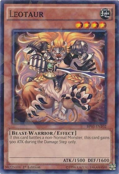 Leotaur Shatterfoil Battle Pack 3: Monster League Yu-Gi-Oh! card