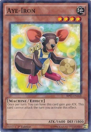 Aye Iron Shatterfoil Battle Pack 3: Monster League Yu-Gi-Oh! card