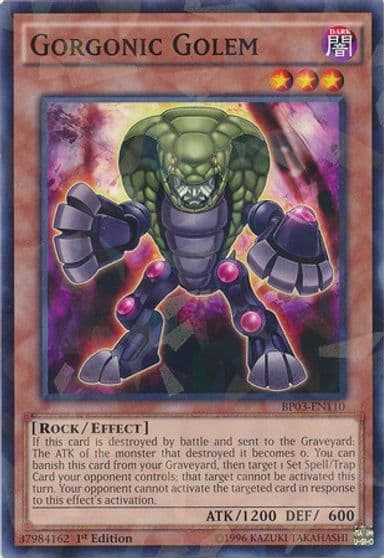 Gorgonic Golem Shatterfoil Battle Pack 3: Monster League Yu-Gi-Oh! card