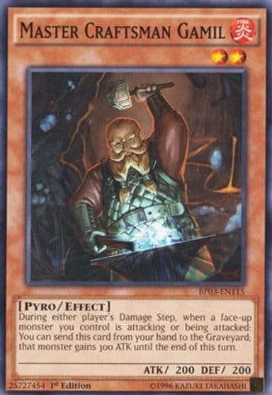 Master Craftsman Gamil Battle Pack 3: Monster League Yu-Gi-Oh! card